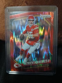 PATRICK MAHOMES RED CASE HIT SPORT CARD