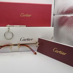 Cartier Glasses Rimless(Clear)Personality