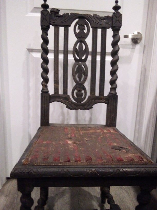 Antique Renaissance Era Dining Chair
