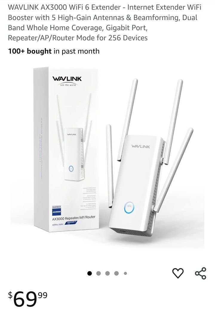 AX3000 WiFi6 Extender