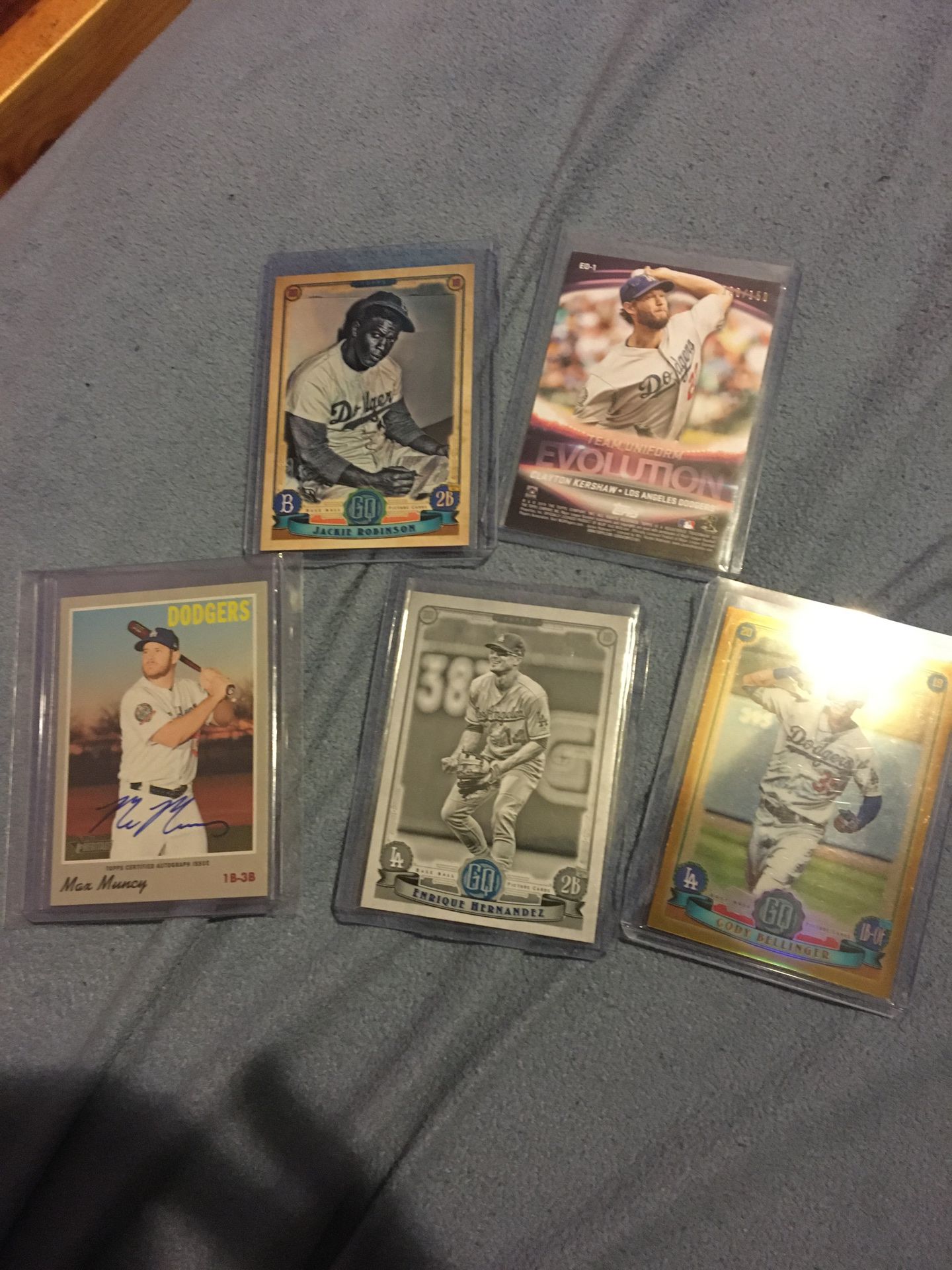 Dodger lot baseball cards
