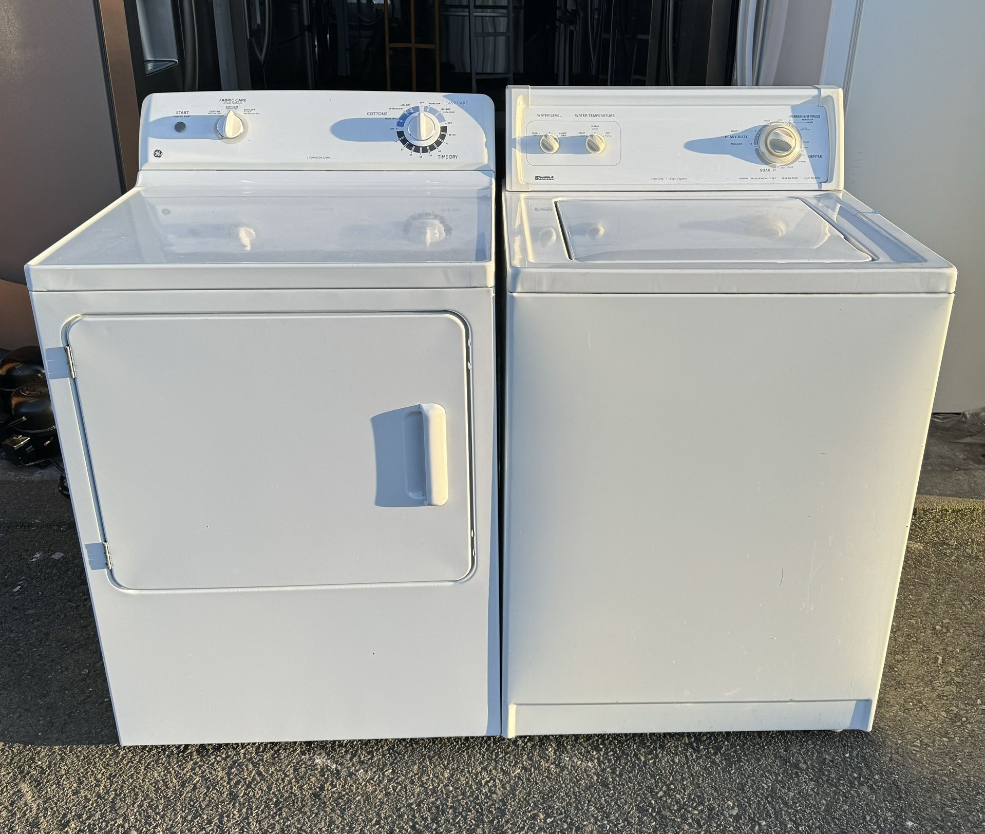 Kenmore White Washer & Dryer Set 