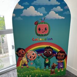 Cocomelon Foam Arch Backdrop