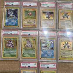READ DESCRIPTION Pokemon 2000 1999 PSA 10  Raichu Hitmonchan Clefairy Mewtwo Sabrina’s Gengar Charizard Cards Prices In Description 