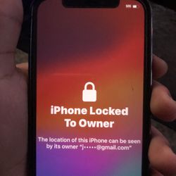 iPhone 13 Locked To Owner 