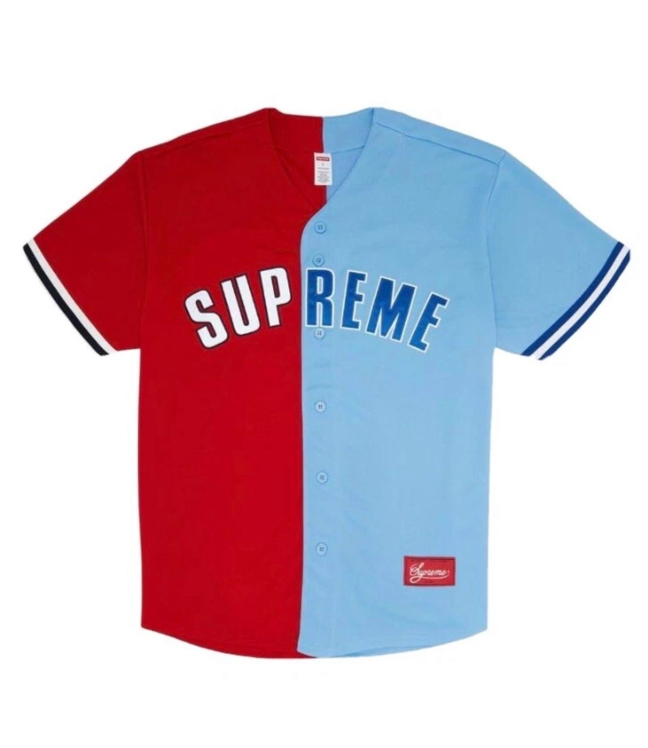 Supreme Don’t Hate Baseball Jersey 2 Tone SS 2021