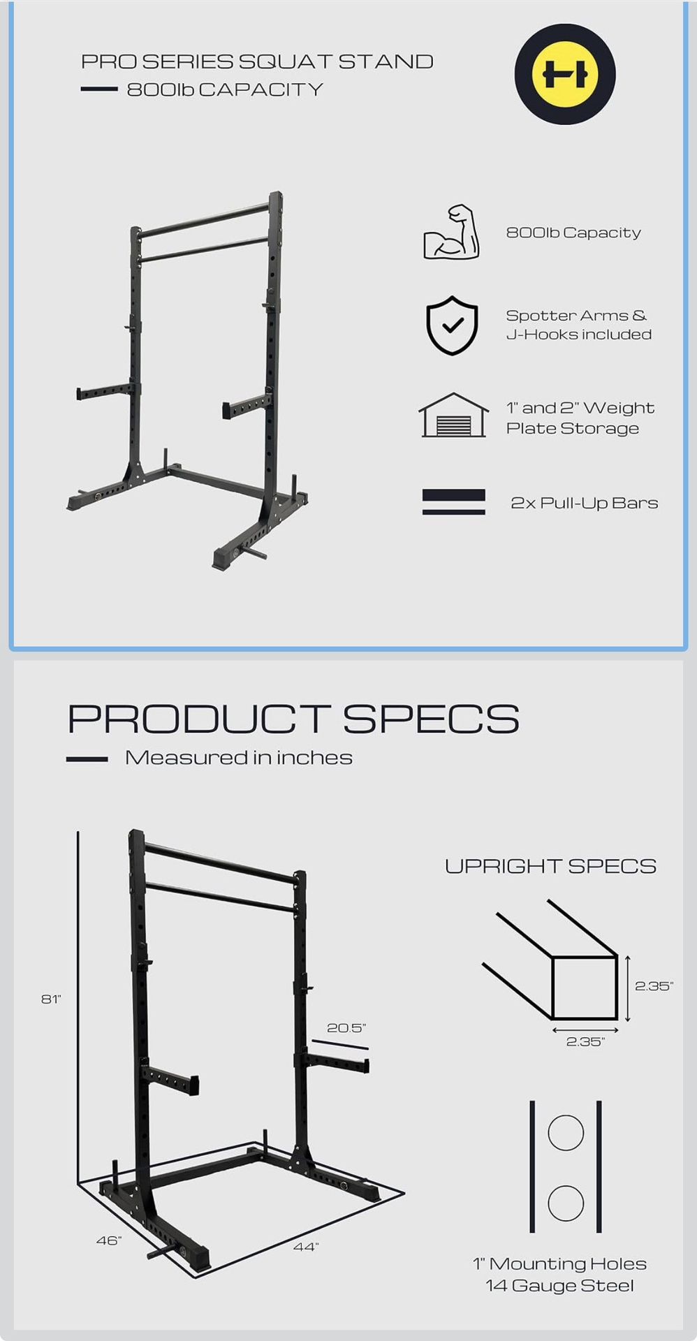 Hulkfit Squat Power Rack Make An Offer!