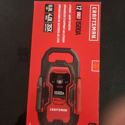 CRAFTSMAN 12V 1500A Lithium-Ion Jump Starter – Portable Battery Booster for Cars, Trucks & SUVs