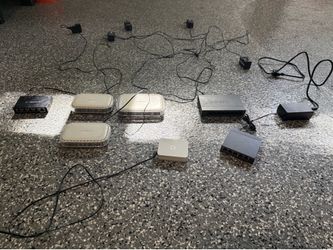 6 1G Network Switches, 1 Router