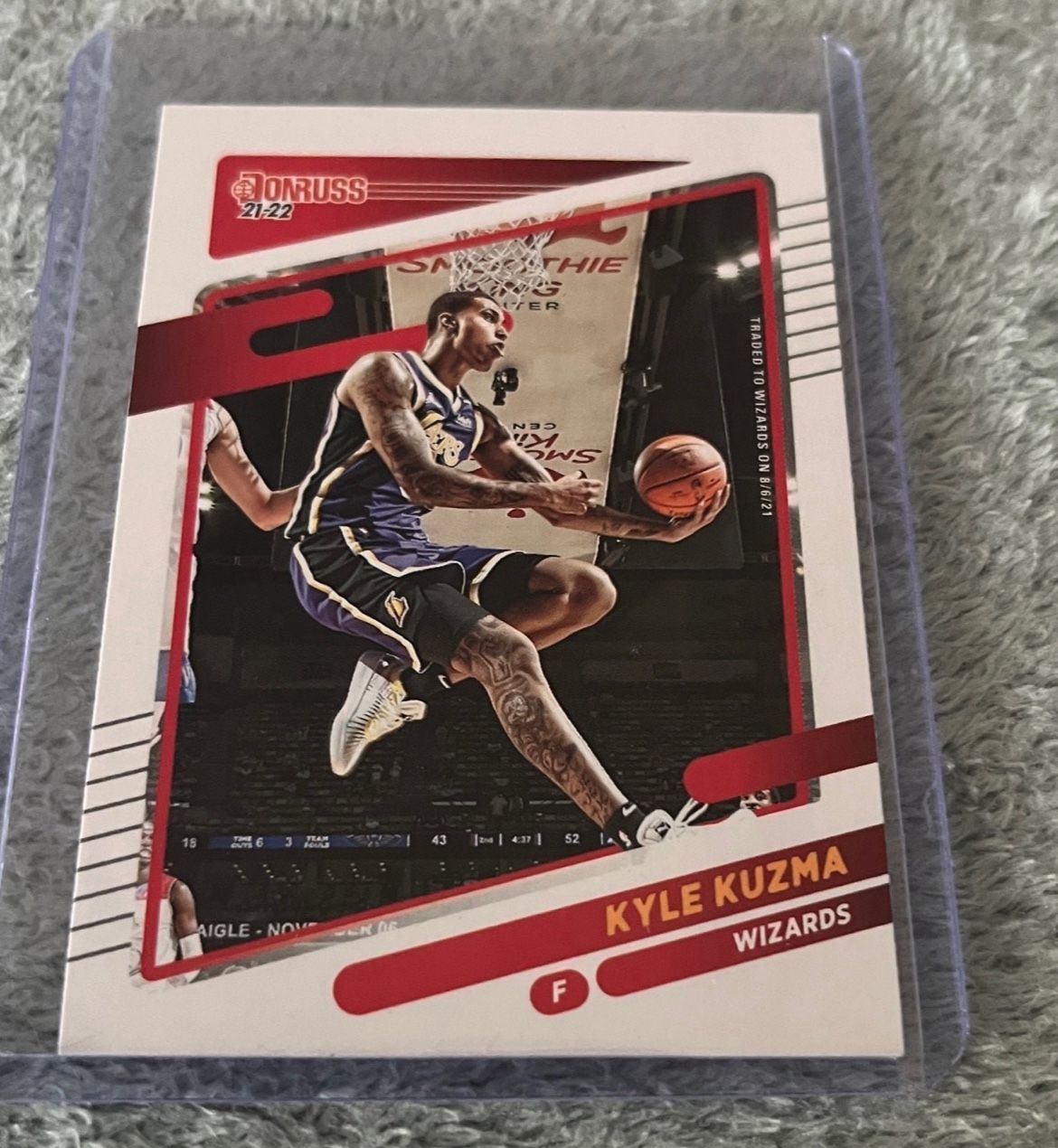 2021-22 Panini Donruss Kyle Kuzma Washington Wizards #166