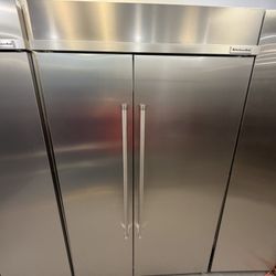 Kitchenaid Refrigerator 48”Inch Side By Side Stainless Steel 