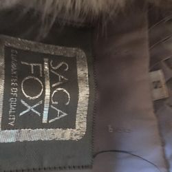 Ladies fox jacket in great condition size small