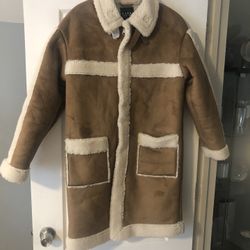 BOOHOOMAN MENS BORG TRIMMED COAT 🧥🔥