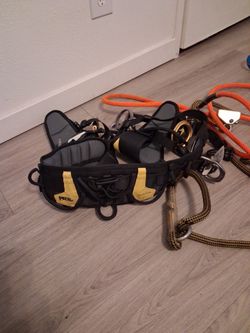 Tree care seat hardness petzl
