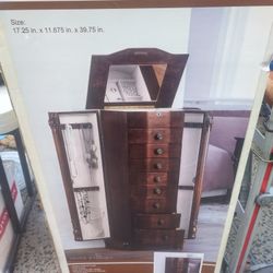 Louis XVl Walnut Jewelry armoire 