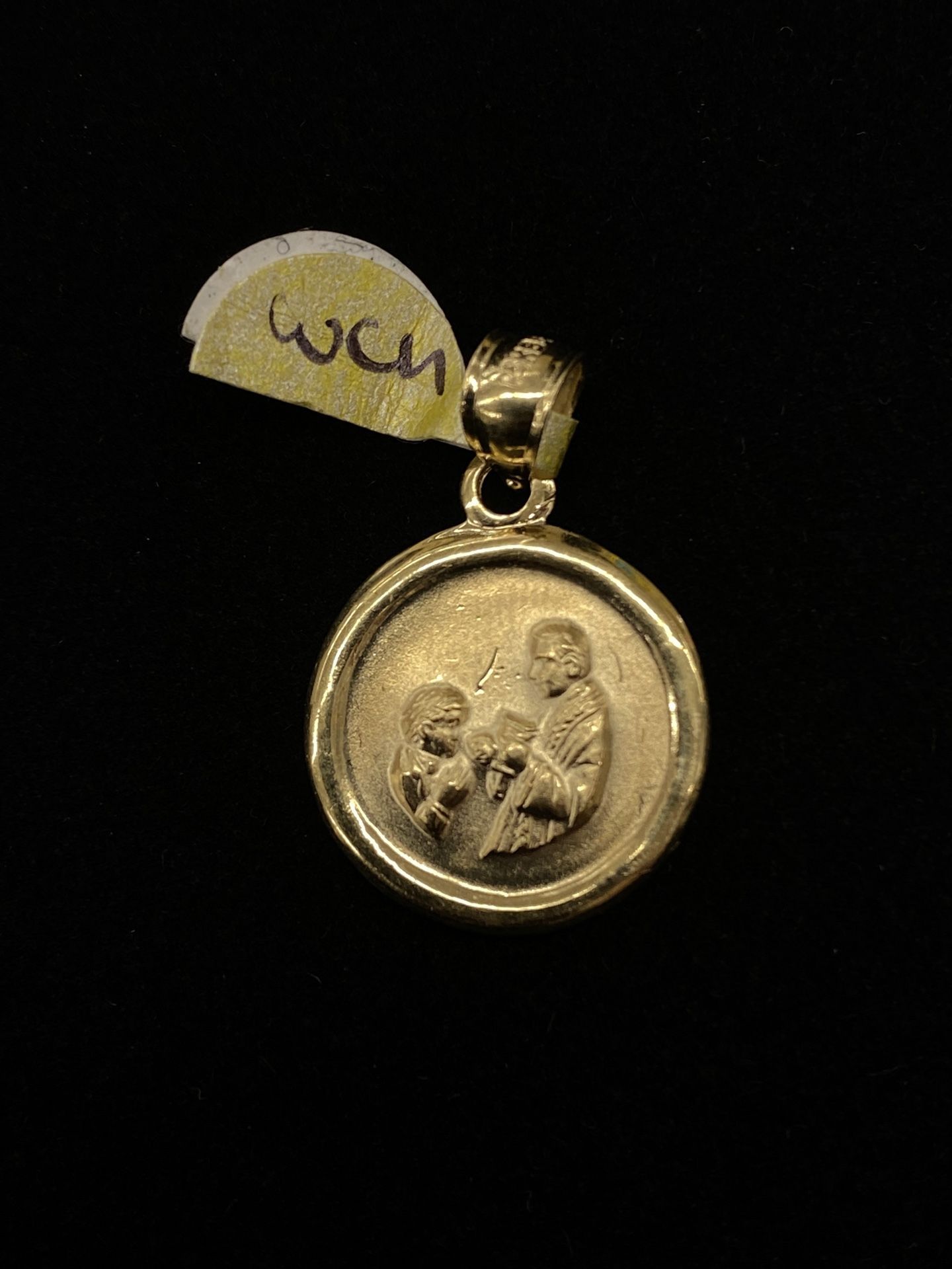 $350 Yellow Gold Baptism Charm