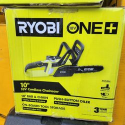 Ryobi 20inch Chainsaw Complete With Battery And Charger 