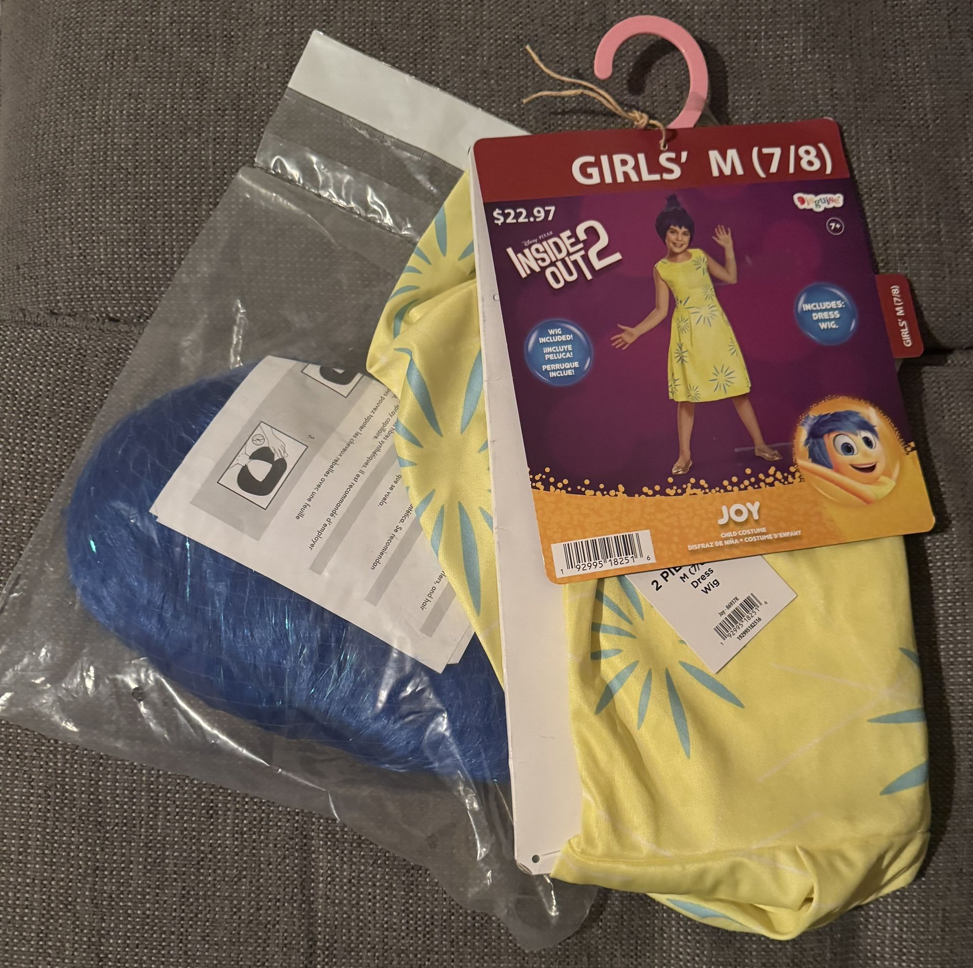 Inside Out Joy Costume, Official Disney Pixar Inside Out Joy Costume Dress