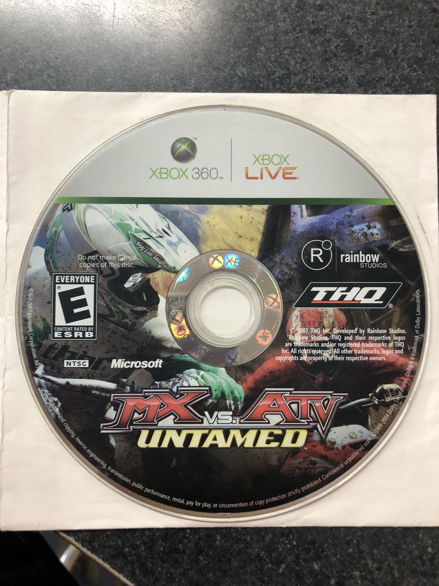Xbox 360 MX Vs ATV Untamed Game
