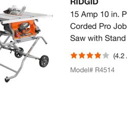 Table saw like new, used 