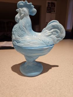Vintage Westmoreland Rooster on Nest