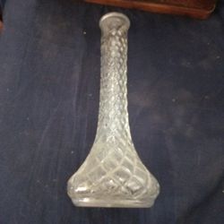 Antique Cut Glass Vase 