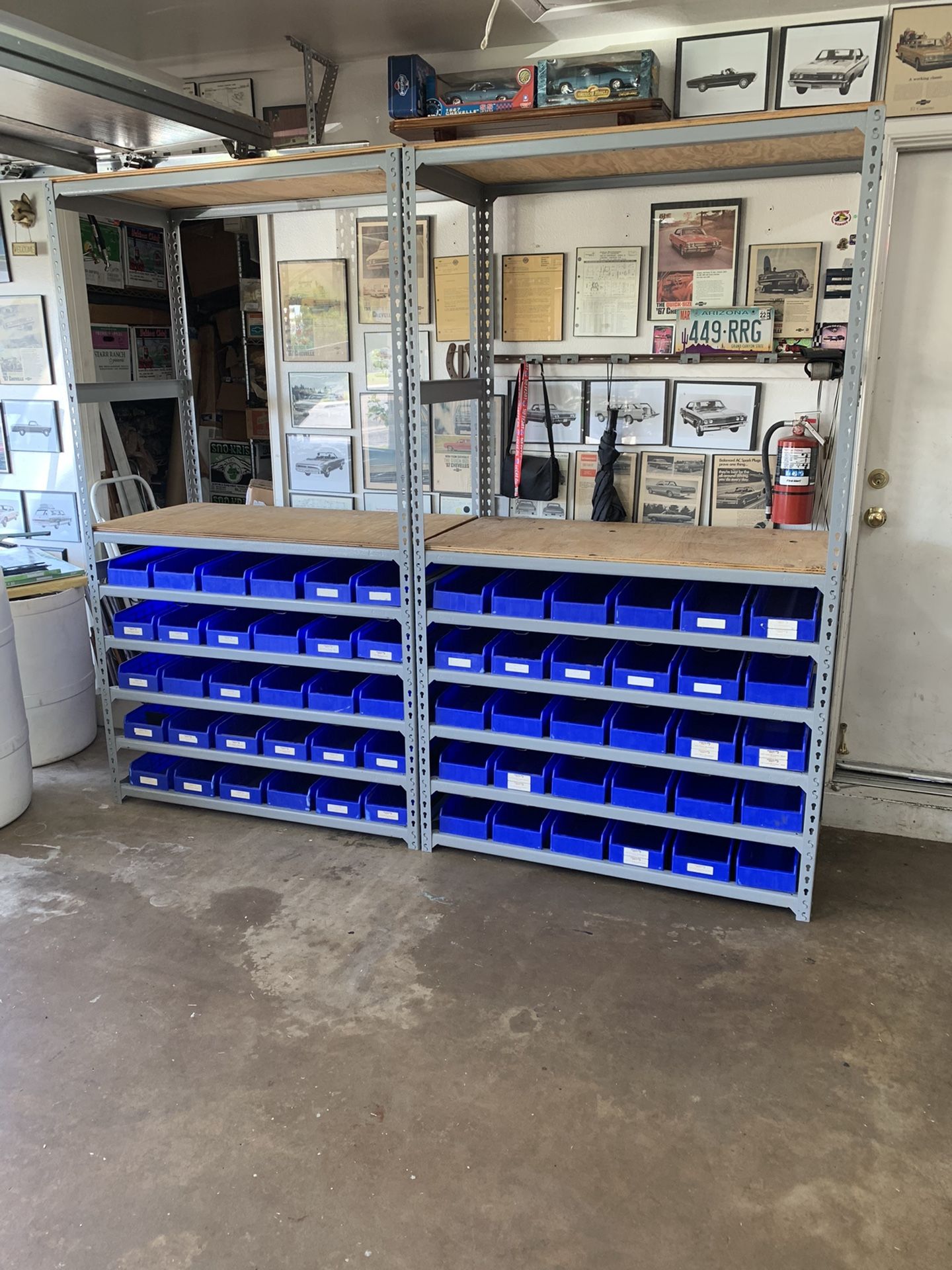 Fastenal Industrial Shelving Units ▪️Plastic Shelf Bins ▪️Parts Organization ▪️Workbench ▪️ Workstation ▪️ Rivet Rack