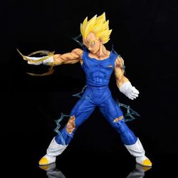 Majin Vegeta GK Statue from the iconic anime series Dragon Ball Z, depicting the Super Saiyan Prince