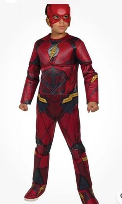 Costume Justice League Movie Deluxe Flash Child. New. Size L