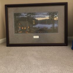 2- Terry Redlin and 1- Darrell Bush 