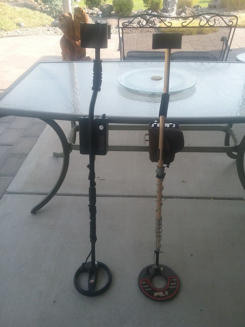 Tesoro Golden Sabre ll metal detector and Minelab Musketeer XS metal detector