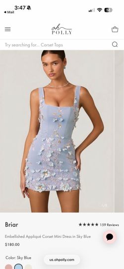 Oh Polly corset mini dress