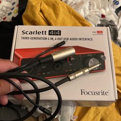 Scarlett 4i4 Third Gen 