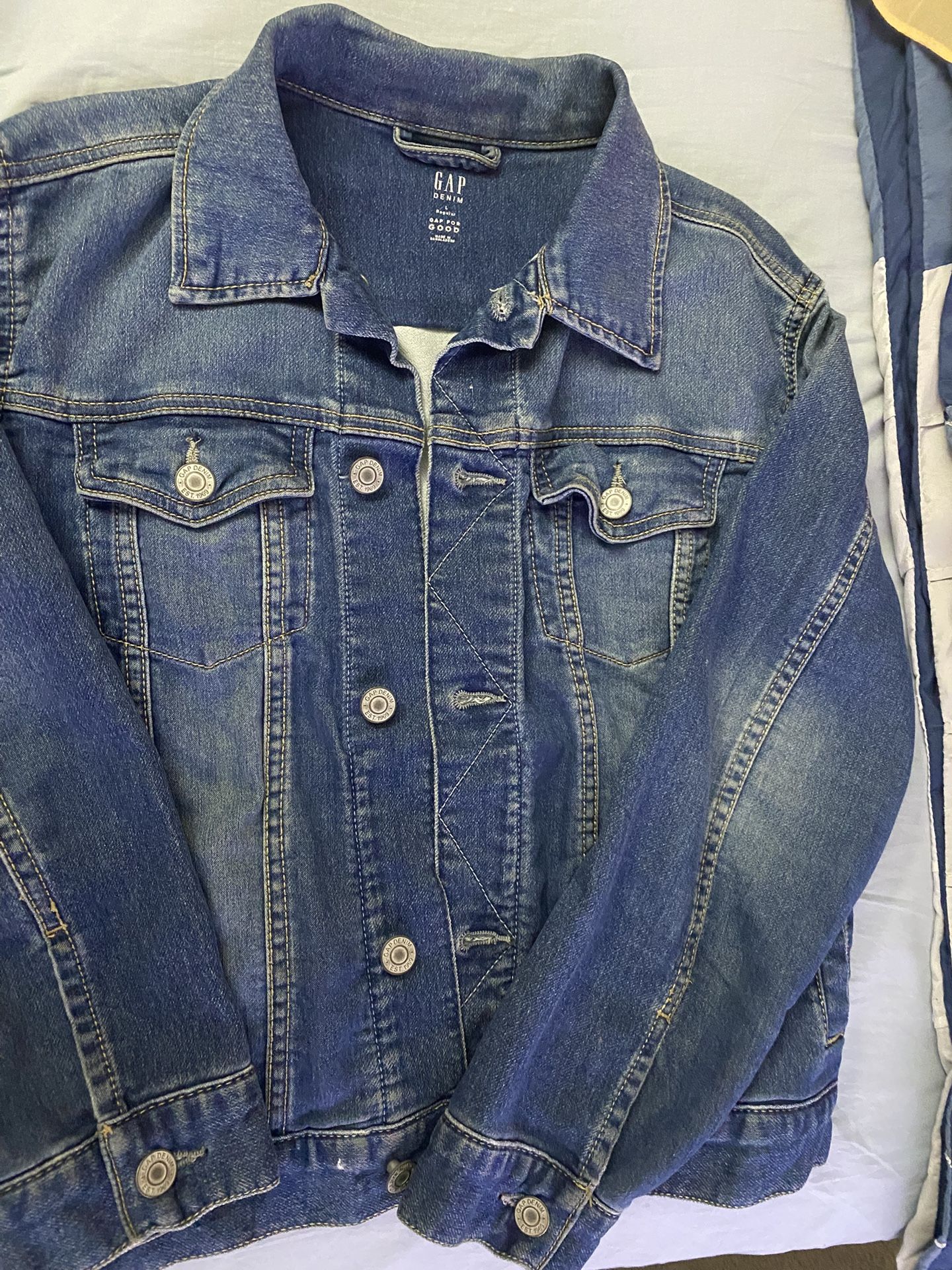 Gap Jeans Jacket Size 10/12 Used