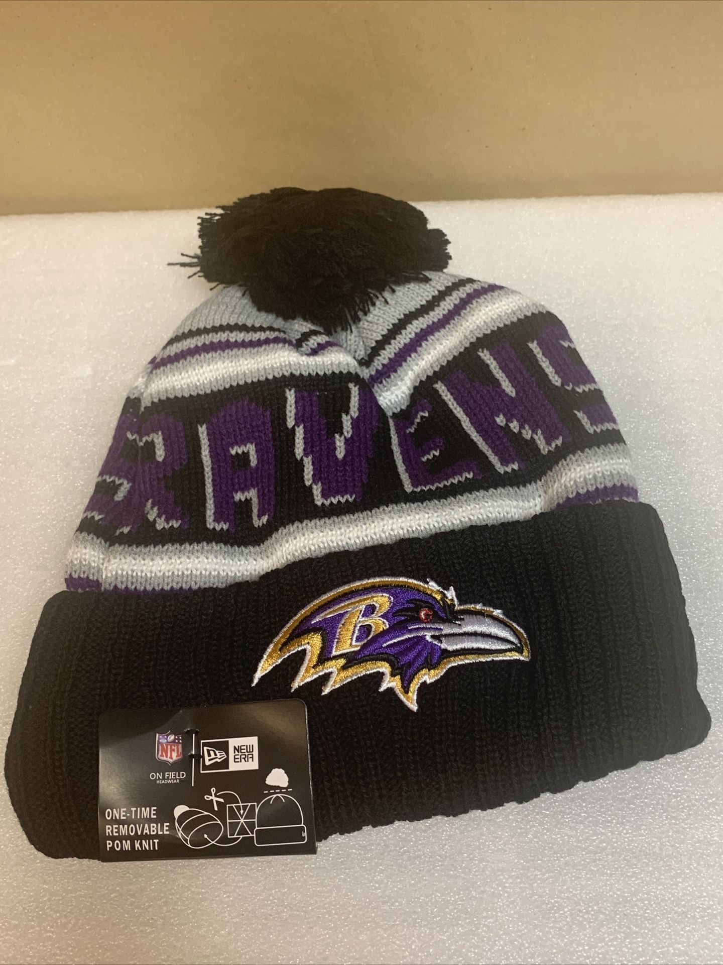Baltimore Ravens NFL NewEra Cold 🥶 Winter Beanie 