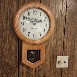 Harley Davidson Pendulum Clock