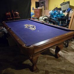 Thomas Aaron Ravens Pool Table 