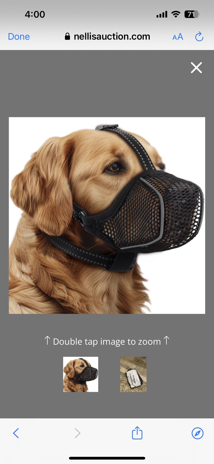 Dog Muzzle,Mesh Soft Muzzle For Small Medium Large Sized Dogs, Breathable Reflective Adjustable Puppy Muzzles With Collar For Scavenging Grooming Biti