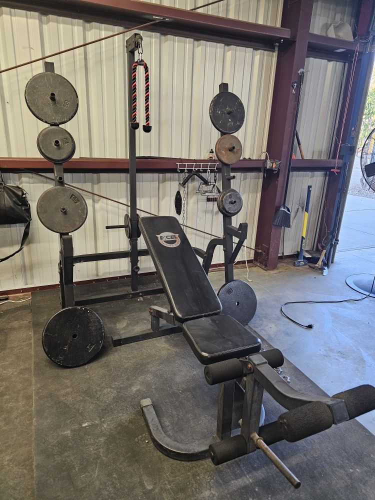 Workout Station With Weights