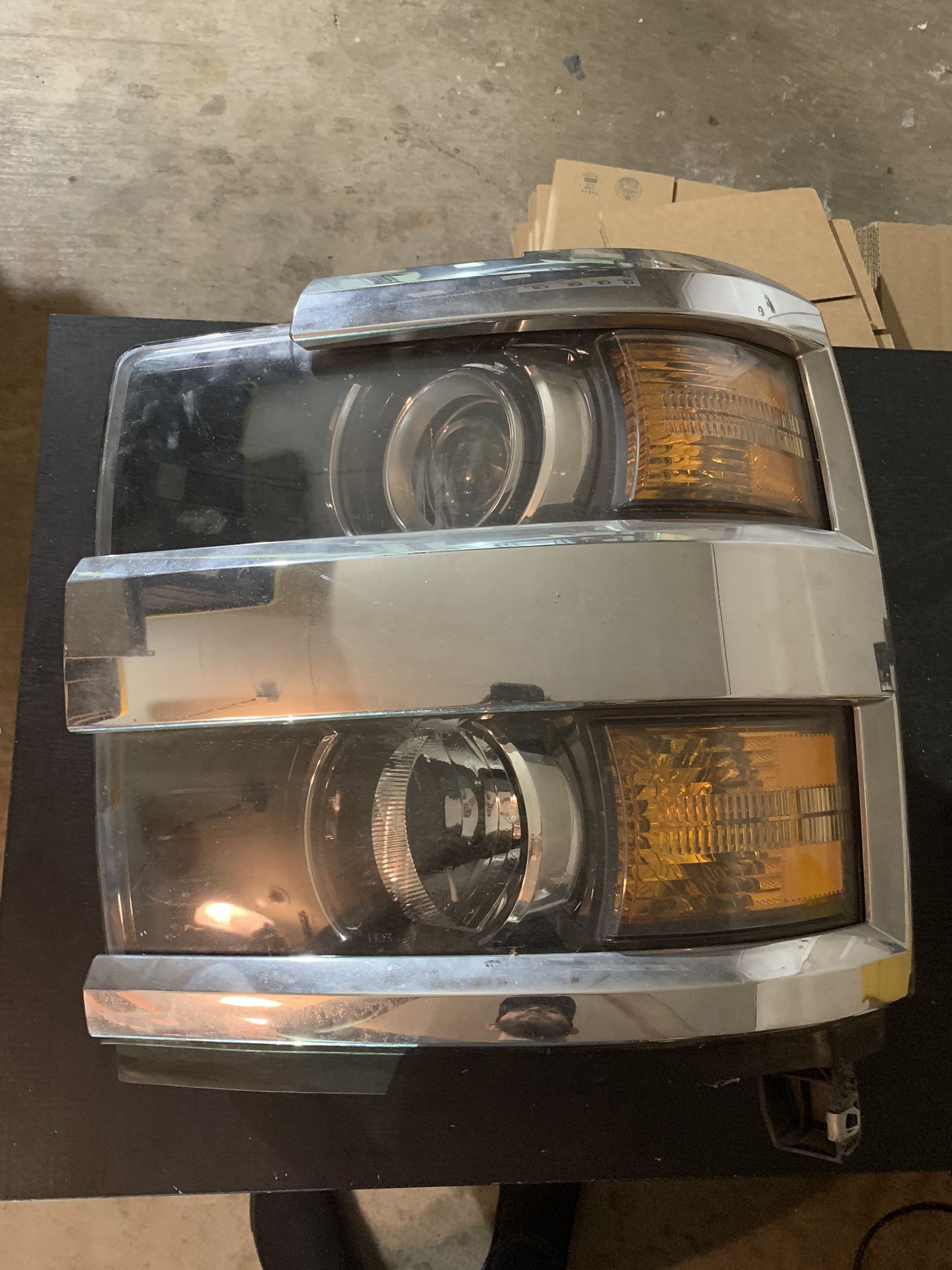 Chevy Silverado 2500 Driver headlight 2015-2020