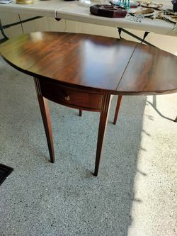 Mahogany Extended Side Table