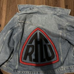 Zara x Rhuigi Rhude Cropped Denim Jacket