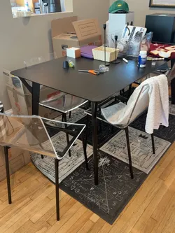 Dining Table with 8 Chairs — Complete Set