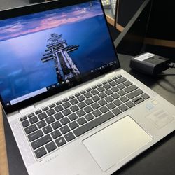 HP elite book 360 (TOUCHSCREEN) laptop 128gb hd 8gb ram 1.8ghz i5 8th Gen Windows 10 (844)(456)(1)