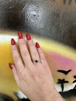 10k BLACK DIAMOND RING