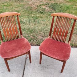 Teak Mid Century Borneo Int l Chairs for Sale in Riverside CA OfferUp