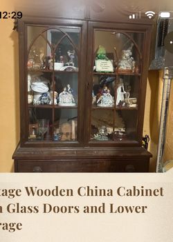 Vintage China cabinet