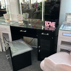 Small Black Vanity 