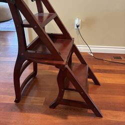Convertible Chair/step/shelving