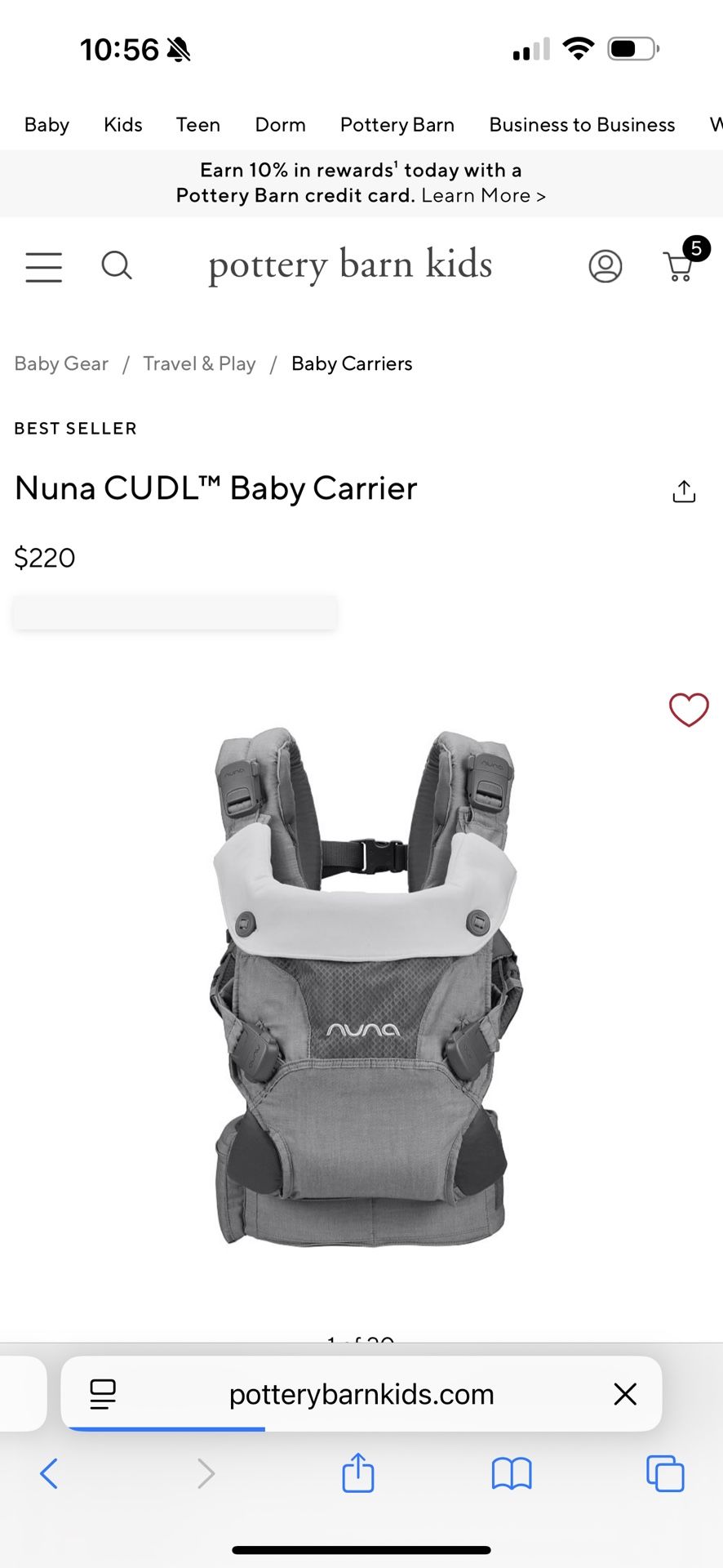 Nuna CUDL™ Baby Carrier